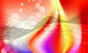 yellow line in red lined background